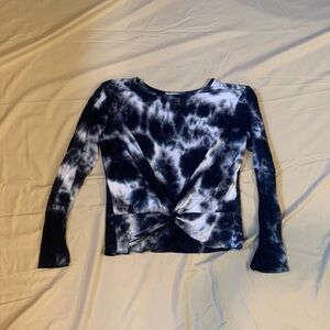 Tie-Dye Semi-Cropped Top